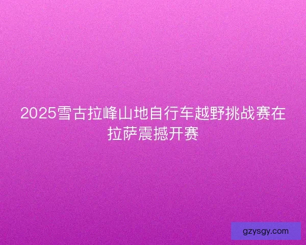 2025雪古拉峰山地自行车越野挑战赛在拉萨震撼开赛 2025雪古拉峰山地自行车越野挑战赛在拉萨震撼开赛